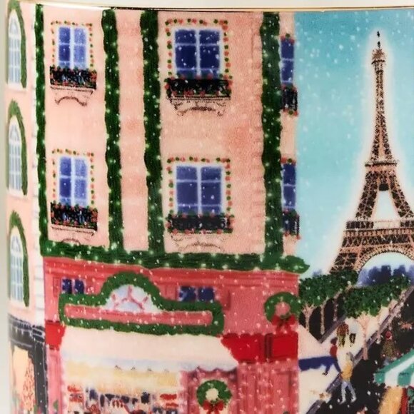 Anthropologie Holiday in the City Mug PARIS 2025 Stoneware 13 oz New - Picture 5 of 8